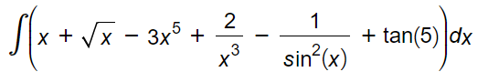 integral formula